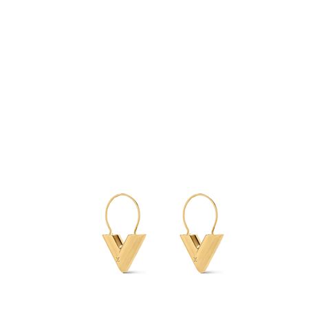 louis vuitton hoops price|Essential V hoops S00 .